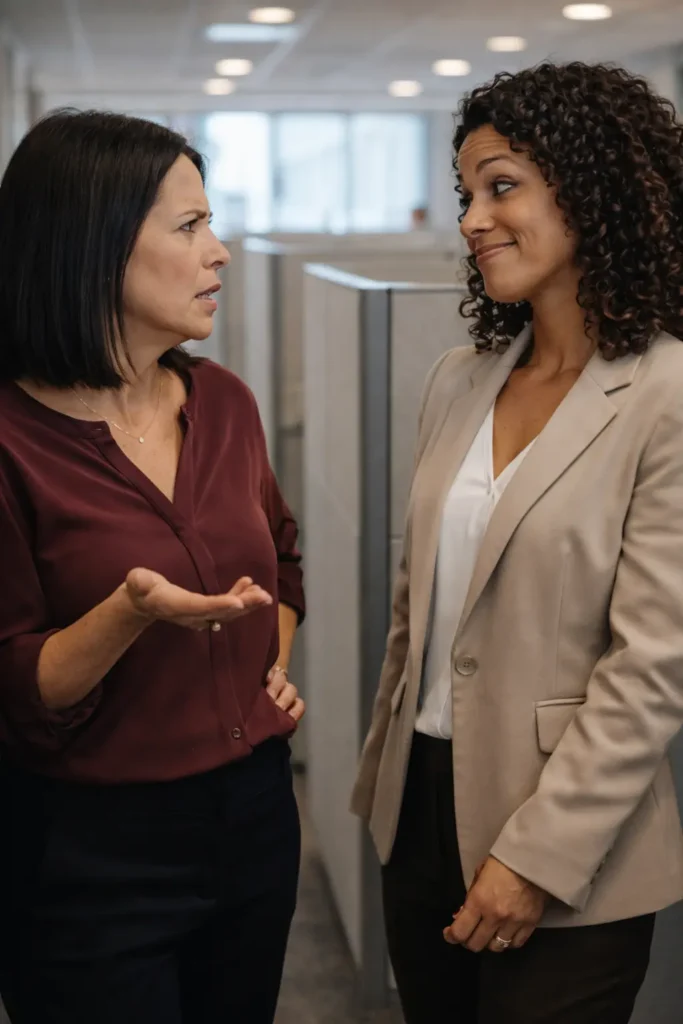 Ela usa ironia para te atingir