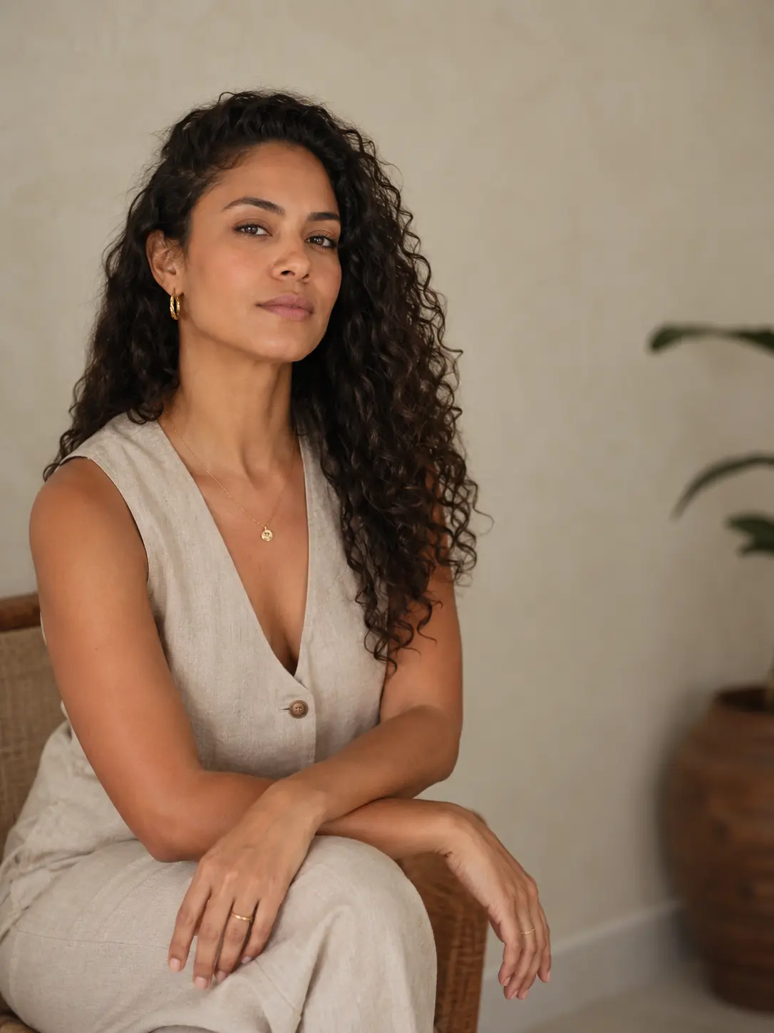 Mulher mantendo o controle emocional e escolhendo não cair na provocação